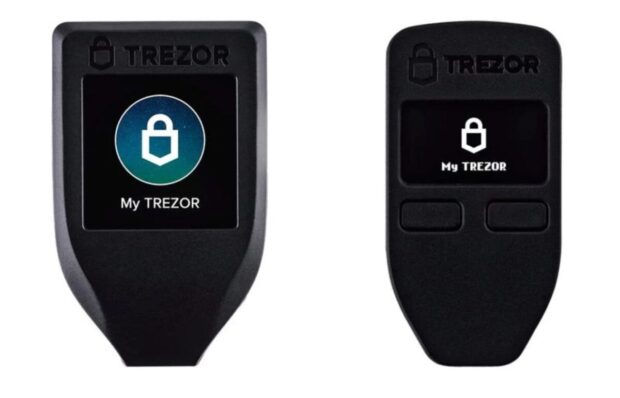 how many crypto coins can go in the trezor
